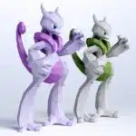 Papercraft of Mega Mewtwo X in 3D origami
