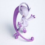 Papercraft of Mega Mewtwo Y in 3D origami