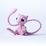 Papercraft of Mew in 3D origami