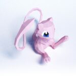 Papercraft of Mew in 3D origami