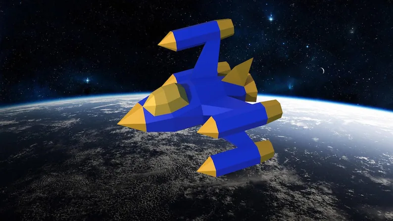 Modèle de vaisseau spatial, weergave 9