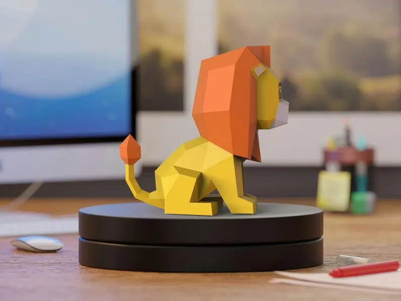 Modèle d’enfant de lion