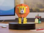 Papercraft lion cub in origami 3D
