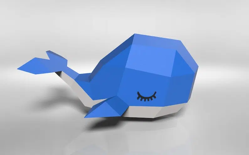 Modèle enfant de baleine, weergave 6