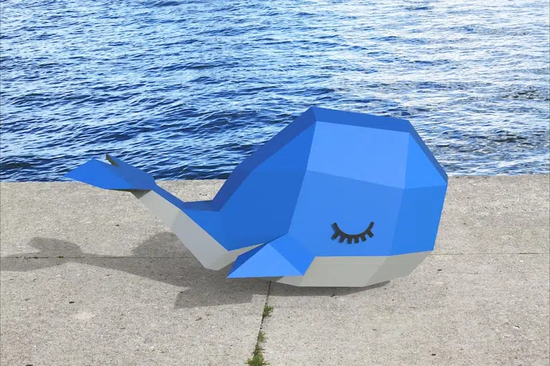 Modèle enfant de baleine, weergave 7