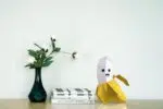 Bananenmodell für Kinder, Papercraft 3D, Seitenansicht