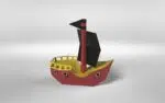 Modèle enfant de bateau pirate, weergave 6