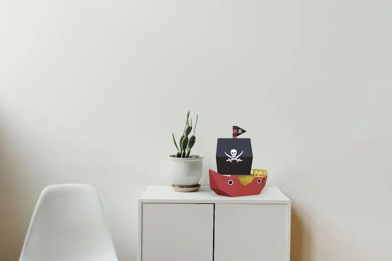 Modèle enfant de bateau pirate, weergave 7