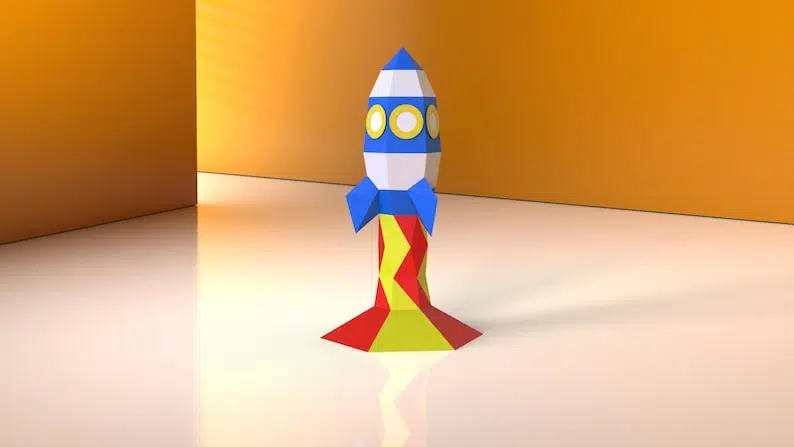 Modèle enfant de fusée