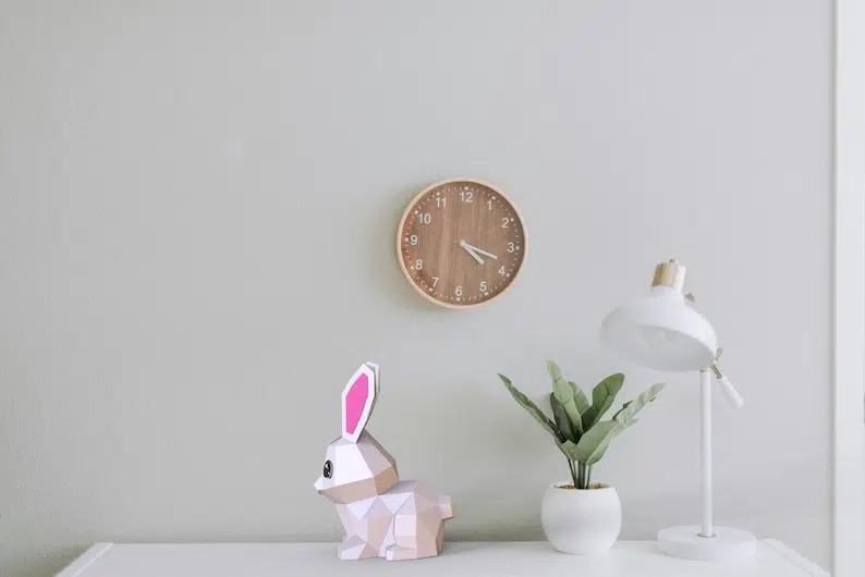 Modèle enfant de lapin mignon