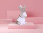 Modèle enfant de lapin mignon