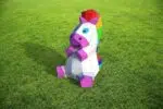 Modelo infantil de unicórnio