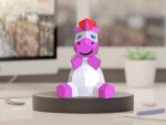Papercraft unicorn for kids in 3D origami