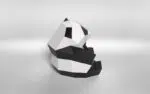 Panda-Kindermodell, Papercraft 3D, Detail, Ansicht 2