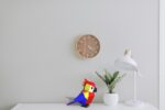 Papercraft parrot for kids in 3D origami