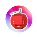 Papercraft apple for kids in 3D origami