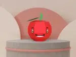 Papercraft apple for kids in 3D origami