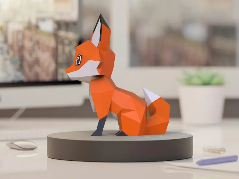 Modèle enfant de renard