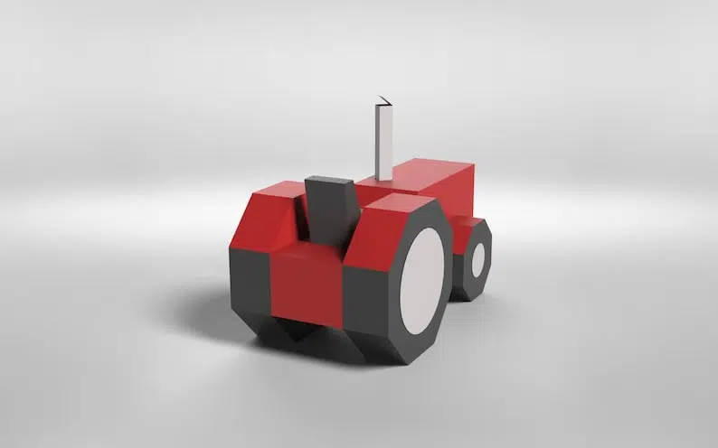 Modèle enfant de tracteur, weergave 3