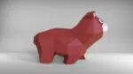 Modelo infantil de urso