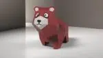 Modelo infantil de urso
