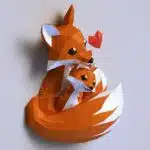 Papercraft Mario 3D en papier, vue 2