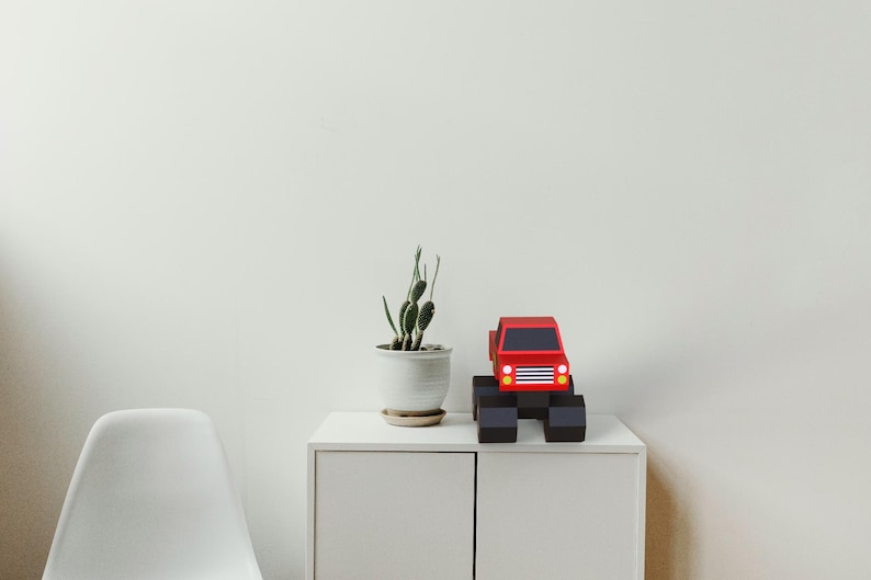 Papercraft monster truck for kids