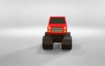 Papercraft monster truck for kids