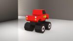 Papercraft monster truck for kids