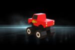 Papercraft monster truck for kids