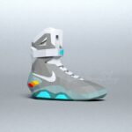 Papercraft de chaussures de Retour vers le Futur en origami 3D