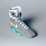 Back to the Future Shoes Papercraft in 3D Origami, back view