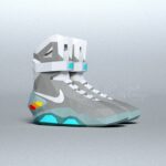 Papercraft de chaussures de Retour vers le Futur en origami 3D