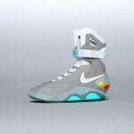 Papercraft de chaussures de Retour vers le Futur en origami 3D
