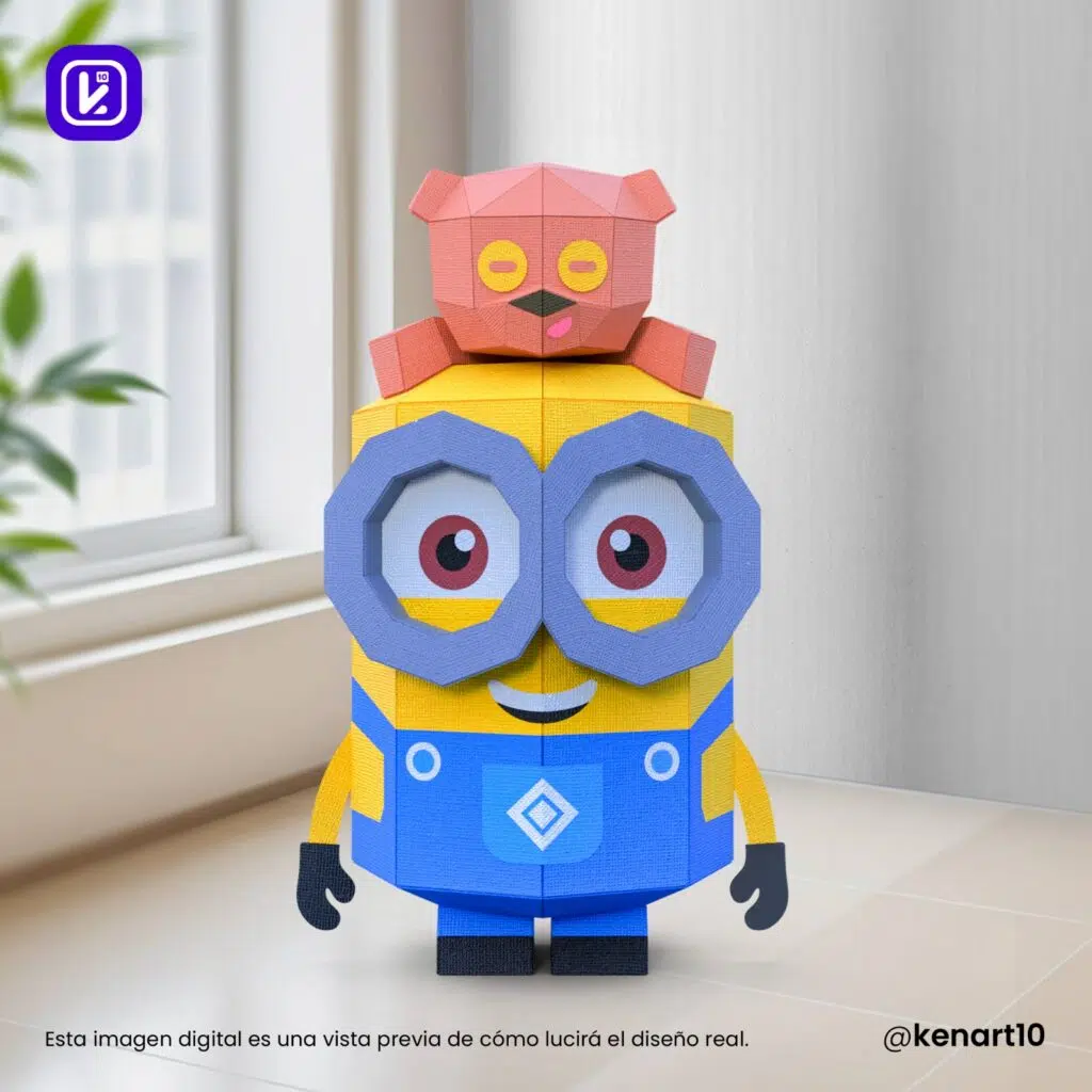 Papercraft Bob der Minions