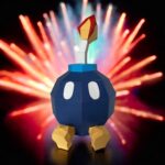 Papercraft of bob-omb in 3D origami