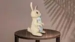 Papercraft de lapin beige en origami 3D