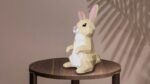 Papercraft rabbit in 3D origami