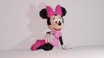 Papercraft of Minnie Mouse in 3D origami