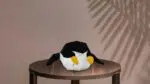 Papercraft de pingouin allongé en origami 3D, weergave 5