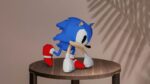 Papercraft of Sonic in 3D origami