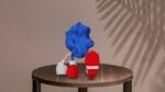 Papercraft of Sonic in 3D origami