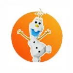 Papercraft do Olaf em origami