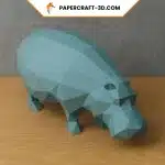 Papercraft Hippopotame gratuit