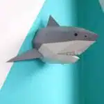 3D origami haai, 3D-model