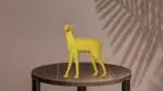 Papercraft biche debout en origami 3D, weergave 2