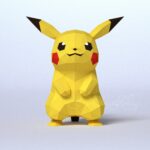 Papercraft de Pikachu en origami