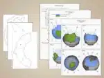 Papercraft del pianeta Terra in origami 3D