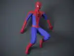 Papercraft de Spiderman mural en origami 3D