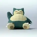 Snorlax Pokémon 3D Origami Papercraft, view 2
